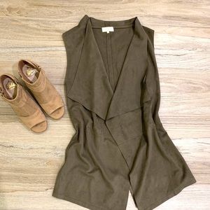 Faux Seude Vest